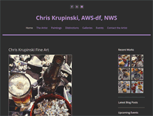 Tablet Screenshot of chriskrupinski.com